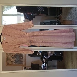 Rihoas pink wrap dress